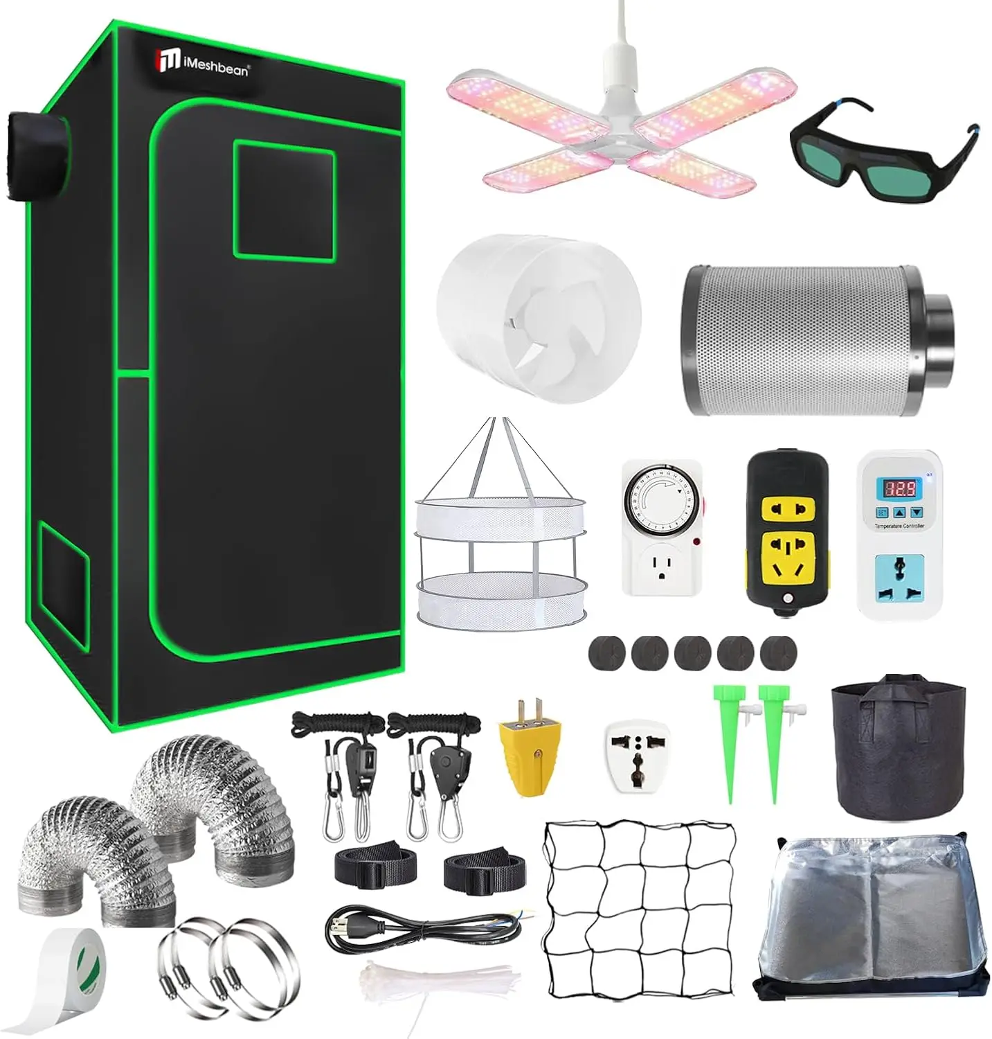 Grow Tent 4X4 - Kit de Carpa de Cultivo de