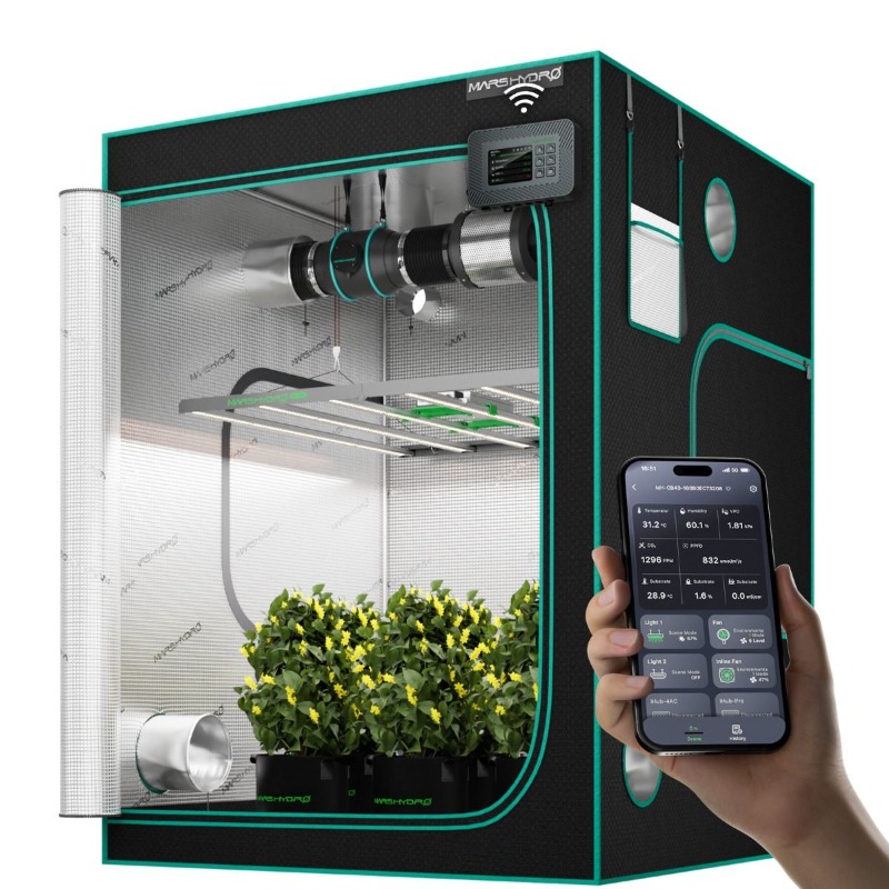 480W 4x4 pies 120x120cm FC4800 - Grow Tent 4X4 reseña y precio