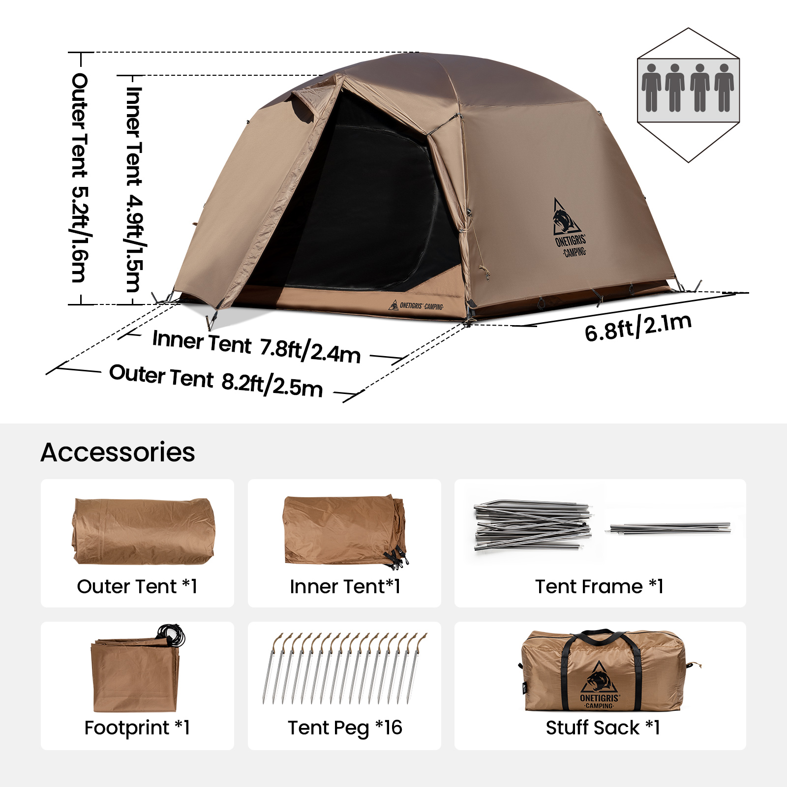 OneTigris JOVIAN tienda de cam - Grow Tent 4X4 reseña y precio